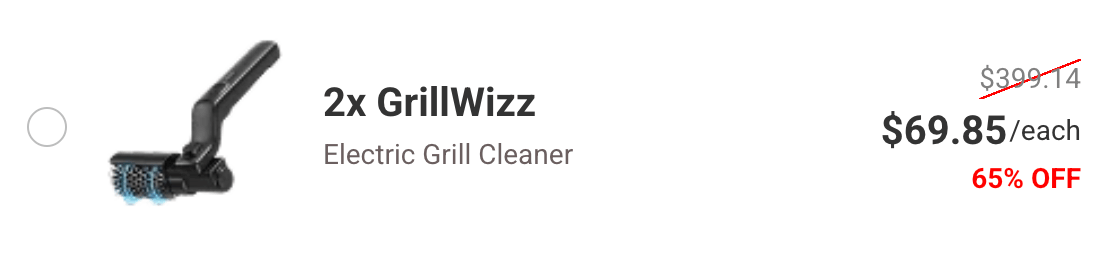 Double GrillWizz Grill Cleaner Special 65% discount Package