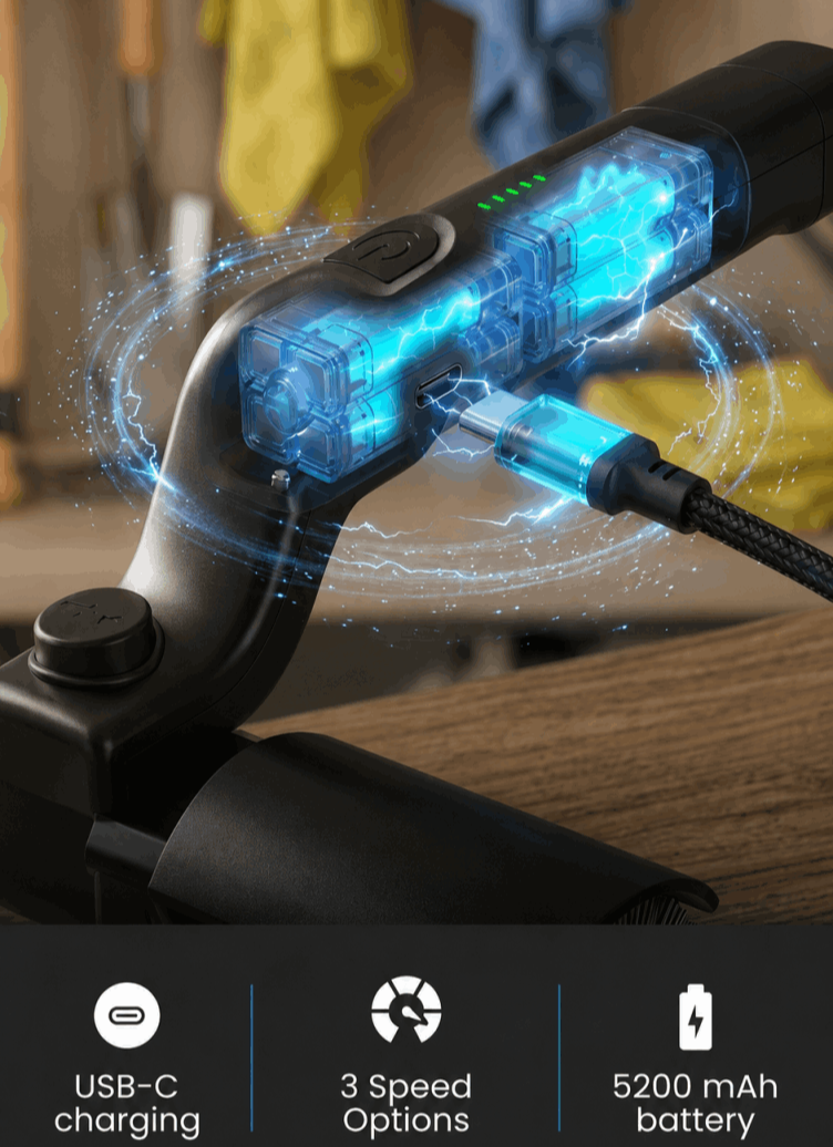 GrillWizz Grill Cleaner Has Powerful Battery LIfe